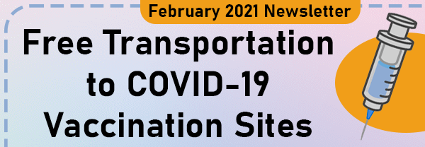 Free Transportation to COVID-19 Vaccination Sites